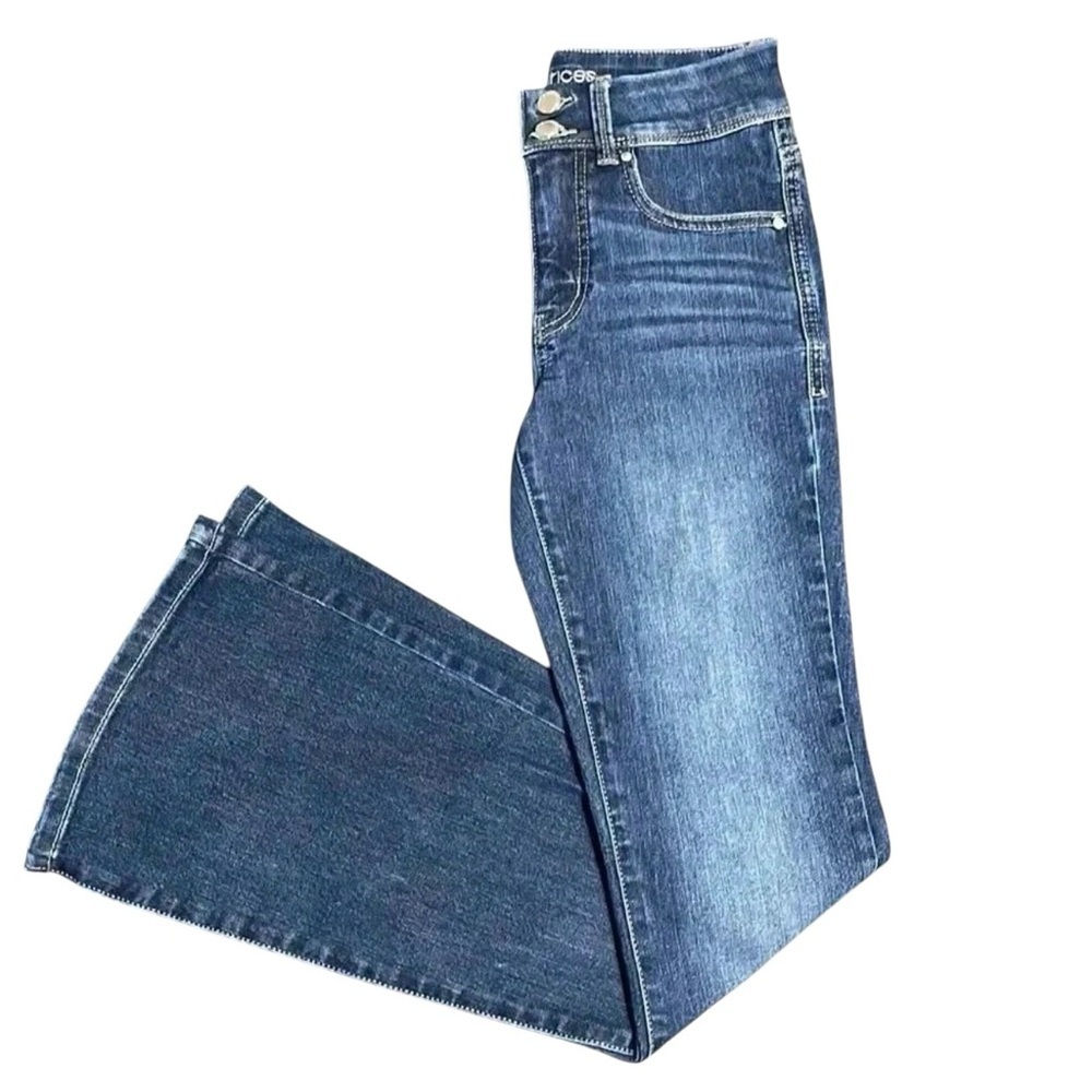 EverFlex High Rise Stacked Waist Flare Jeans - Picture 3 of 13
